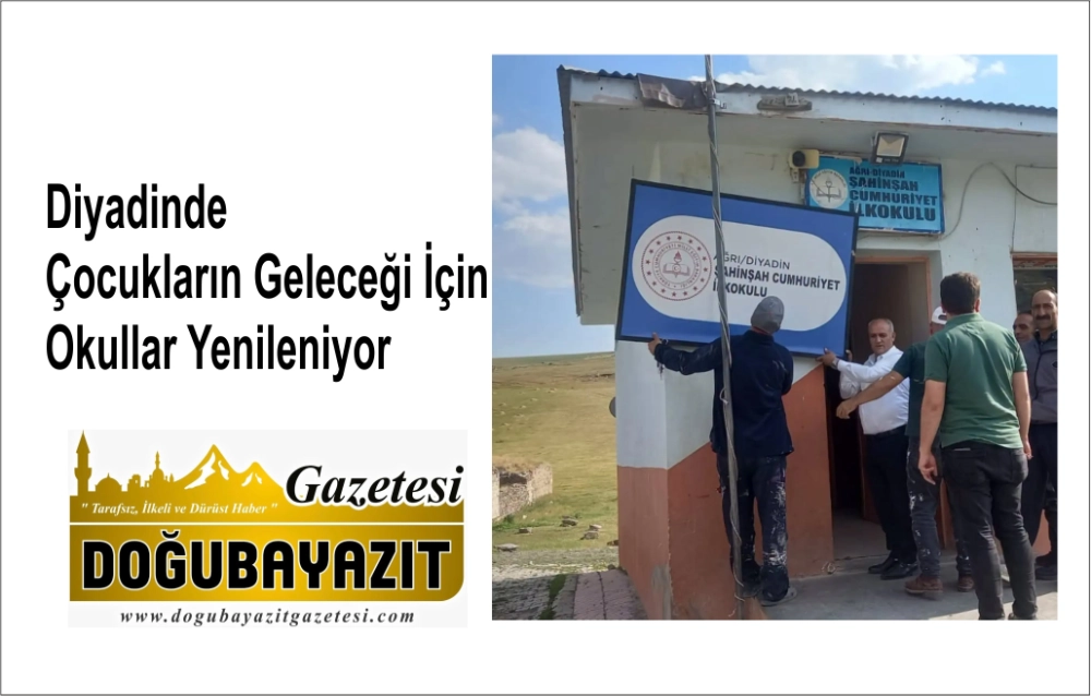 Diyadinde Çocukların Geleceği İçin Okullar Yenileniyor
