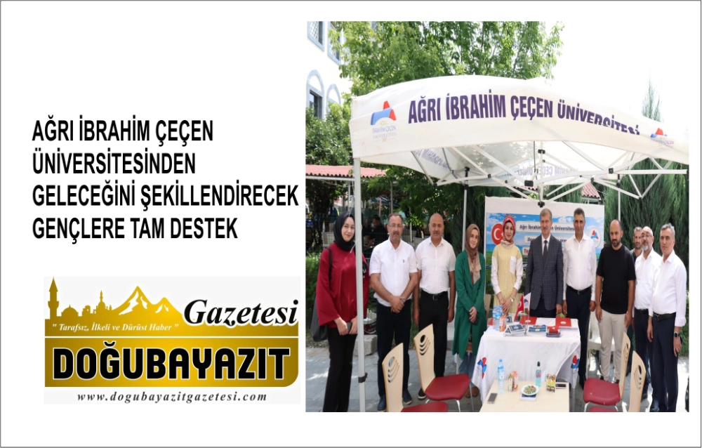 AĞRI İBRAHİM ÇEÇEN ÜNİVERSİTESİNDEN GELECEĞİNİ ŞEKİLLENDİRECEK GENÇLERE TAM DESTEK