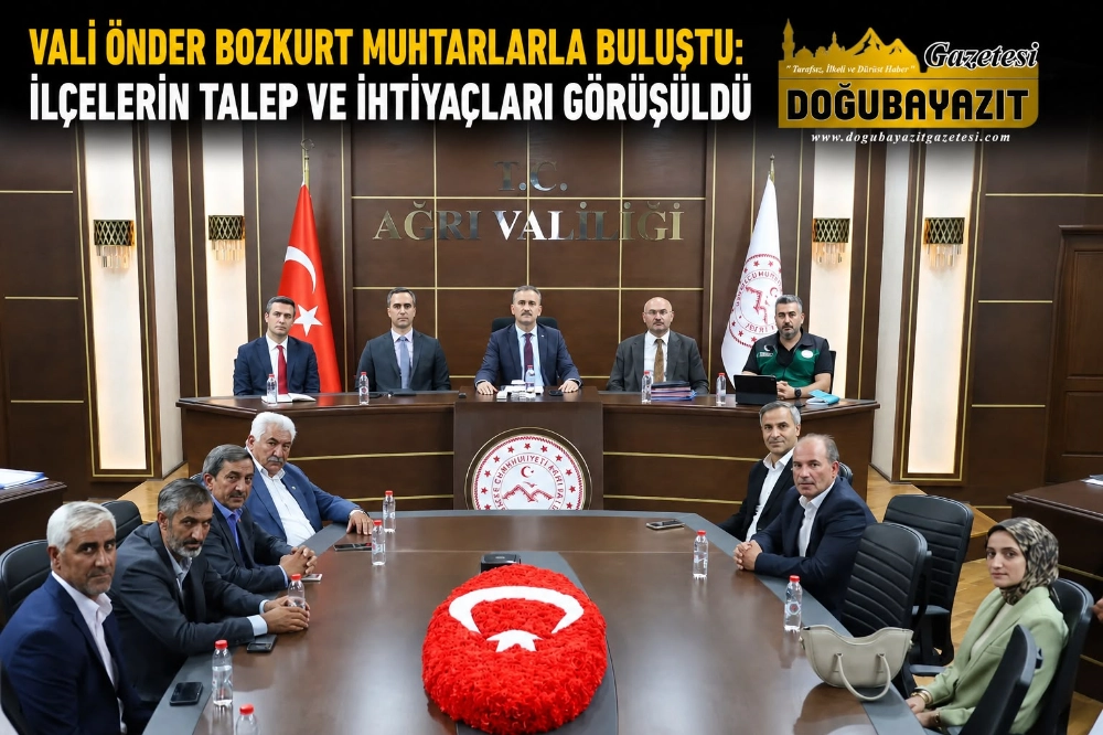 Vali Önder Bozkurt Muhtarlarla Buluştu: İlçelerin Talep ve İhtiyaçları Görüşüldü
