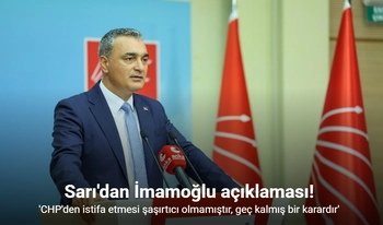 CHP Sözcüsü Sarı: "İmamoğlu’nun CHP’den istifa etmesi şaşırtıcı olmamıştır"