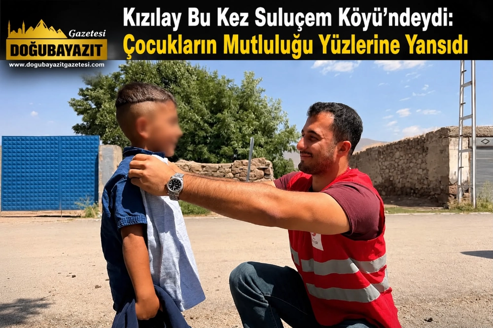 Kızılay Bu Kez Suluçem Köyü’ndeydi: Çocukların Mutluluğu Yüzlerine Yansıdı