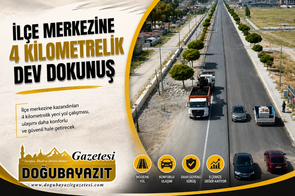 İlçe Merkezine 4 Kilometrelik Dev Dokunuş