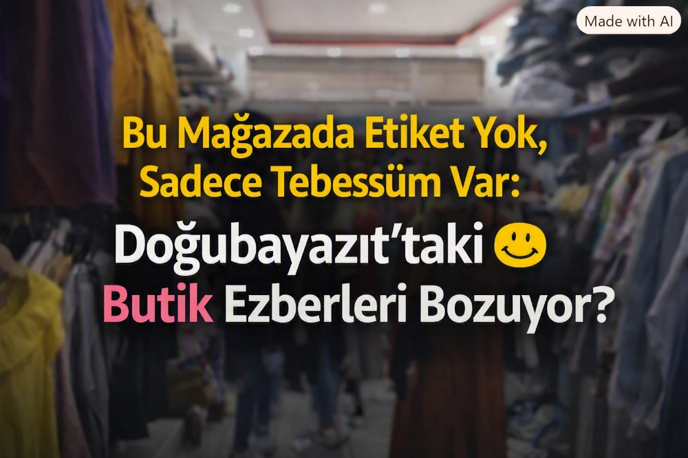 Bu Mağazada Etiket Yok, Sadece Tebessüm Var: Doğubayazıt’taki Butik Ezberleri Bozuyor?