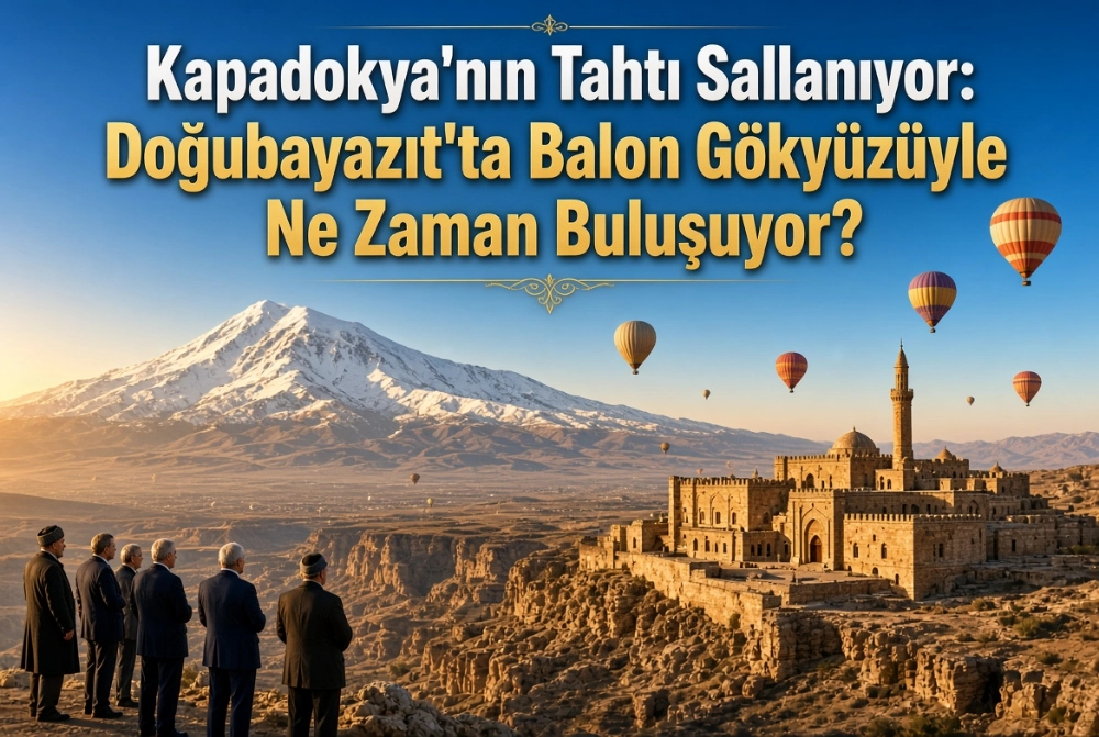  Kapadokya’nın Tahtı Sallanıyor: Doğubayazıt'ta Balon Gökyüzüyle Ne Zaman Buluşuyor?