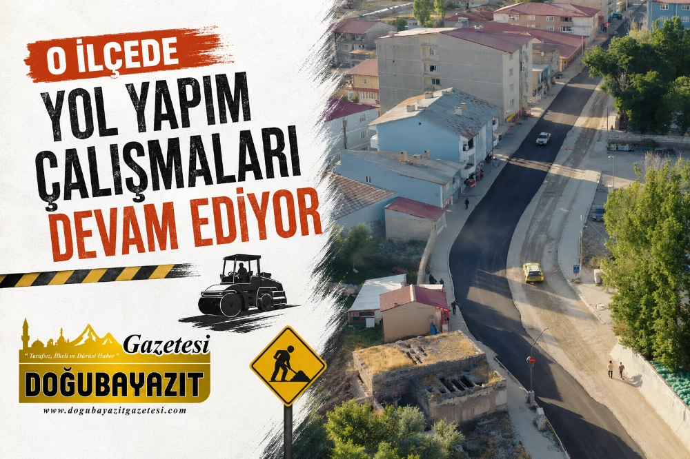 O ilçede Yol Yapım Çalışmaları Devam Ediyor
