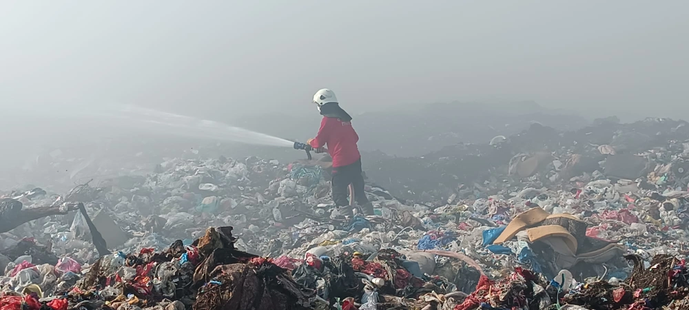 Iğdır’daki Çöp Arıtma Tesisinde Yangın