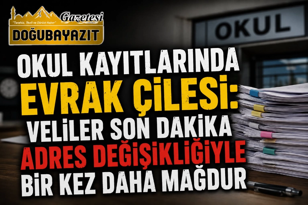OKUL KAYITLARINDA EVRAK ÇİLESİ: VELİLER SON DAKİKA ADRES DEĞİŞİKLİĞİYLE BİR KEZ DAHA MAĞDUR