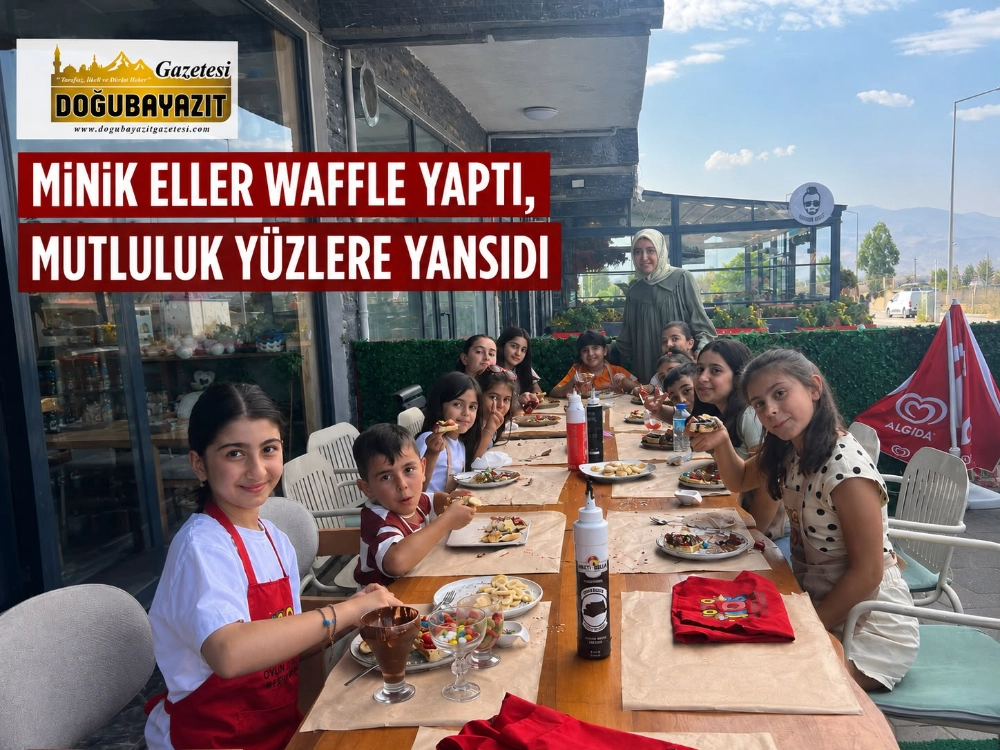 Minik Eller Waffle Yaptı, Mutluluk Yüzlere Yansıdı