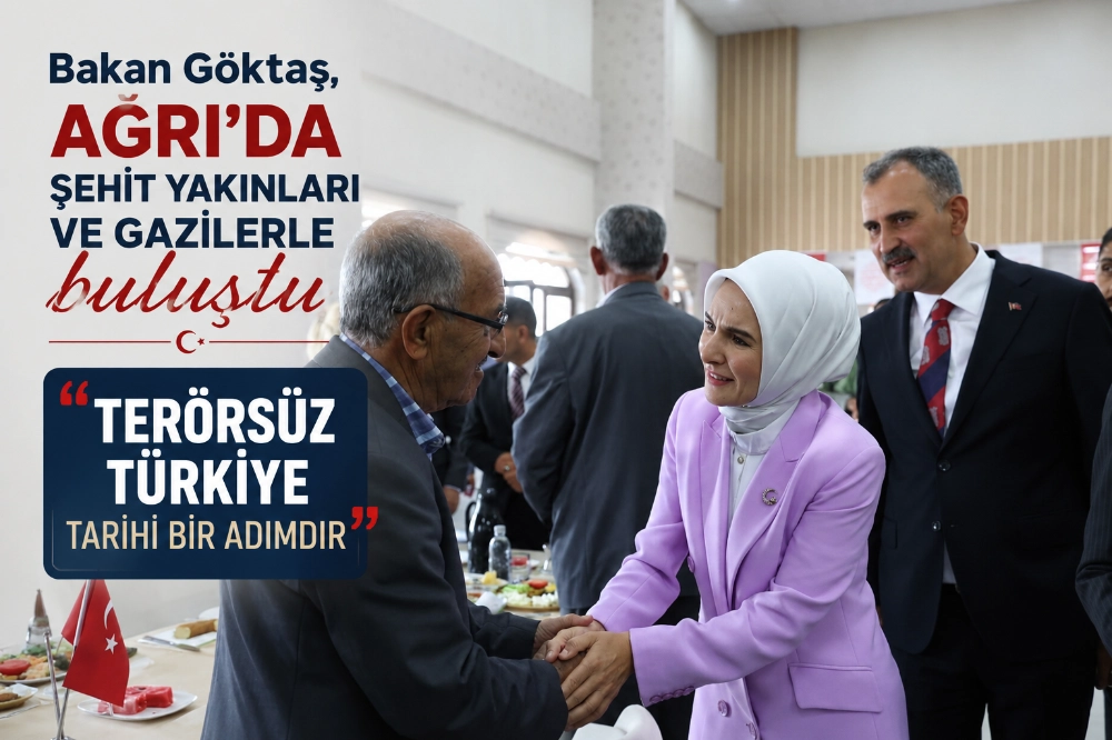 Bakan Göktaş, Ağrı’da şehit yakınları ve gazilerle buluştu: "Terörsüz Türkiye tarihi bir adımdır"