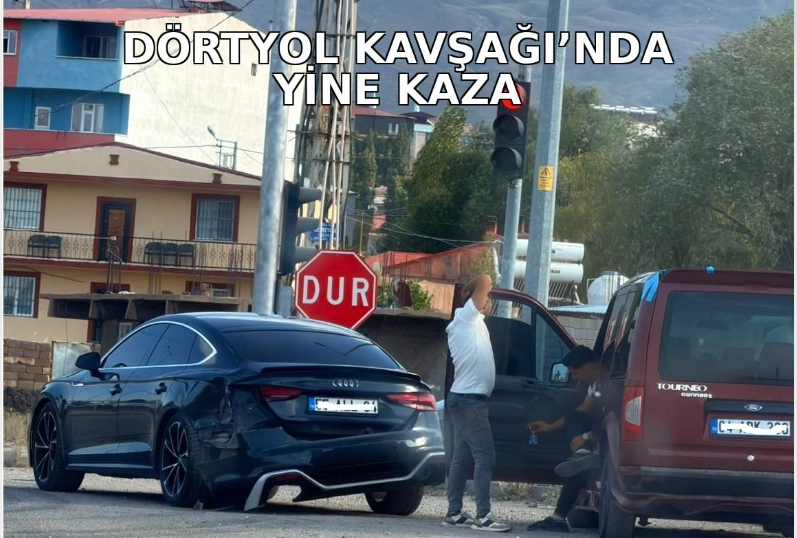 DOĞUBAYAZIT DÖRTYOL KAVŞAĞI’NDA YİNE KAZA!