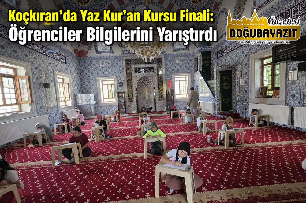 KOÇKIRAN’DA YAZ KUR’AN KURSU FİNALİ: ÖĞRENCİLER BİLGİLERİNİ YARIŞTIRDI