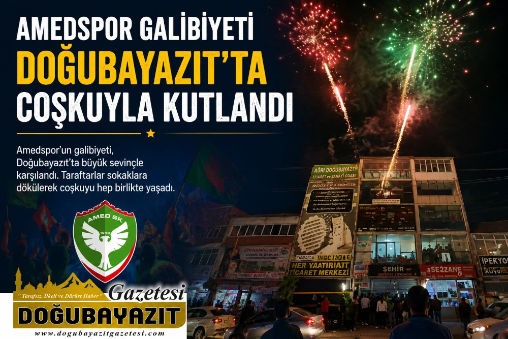 Amedspor Galibiyeti Doğubayazıt’ta Coşkuyla Kutlandı