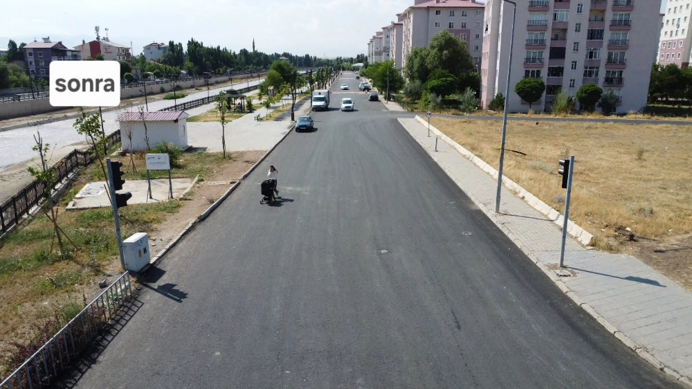 AĞRI’DA BİR SOKAK DAHA YENİLENDİ