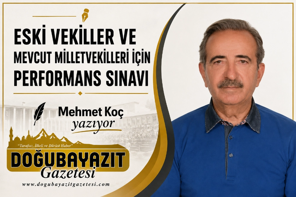 ESKİ VEKİLLER VE MEVCUT MİLLETVEKİLLERİ İÇİN PERFORMANS SINAVI