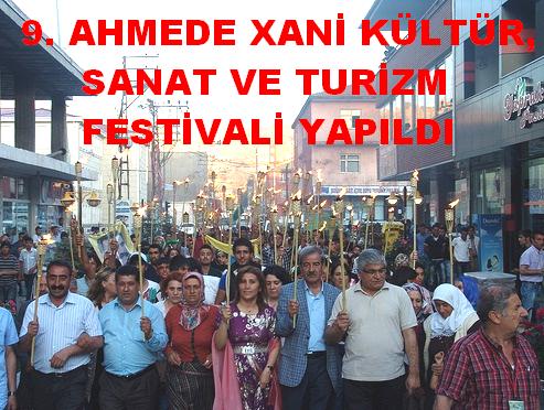 9. AHMEDE XANİ KÜLTÜR, SANAT VE TURİZM FESTİVALİ YAPILDI
