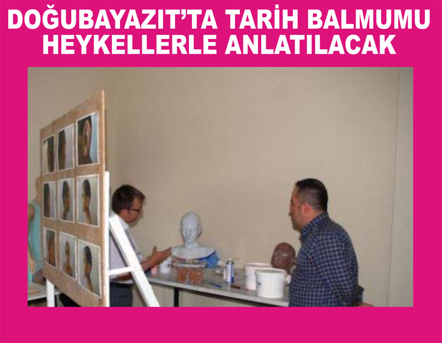 DOĞUBAYAZIT`TA TARİH BALMUMU HEYKELLERLE ANLATILACAK