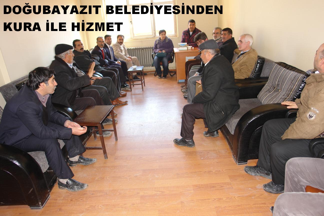 DOĞUBAYAZIT BELEDİYESİNDEN KURA İLE HİZMET