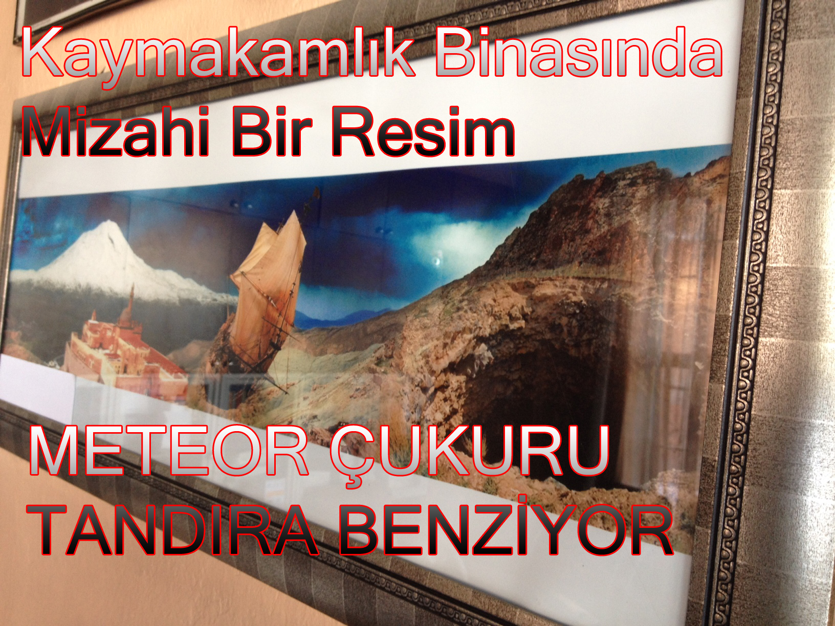 Kaymakamlık Binasında Mizahi Bir Resim