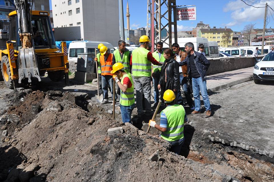 Büyük Su Projesi Şehir İçi Kazı Çalışmaları Devam Ediyor