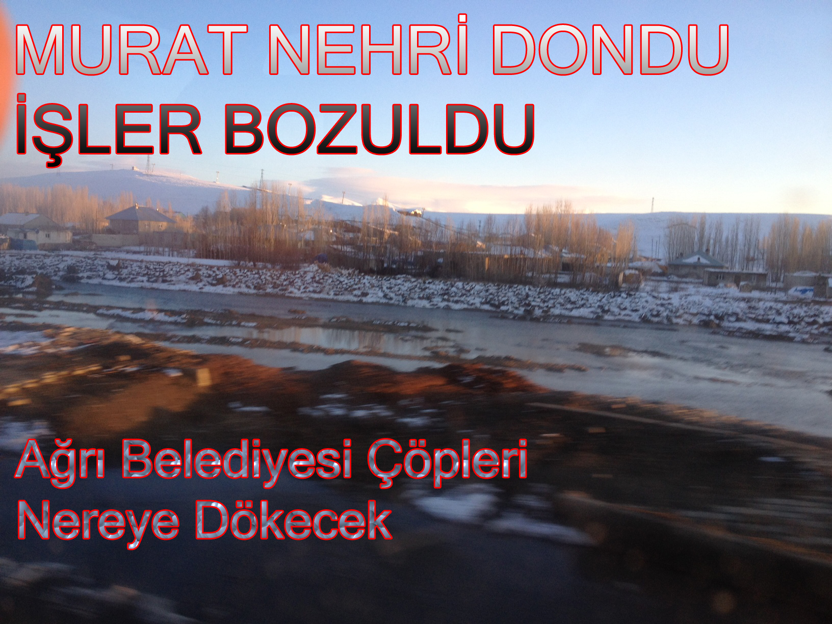 Ağrı Belediyesi Çöpleri Nereye Dökecek