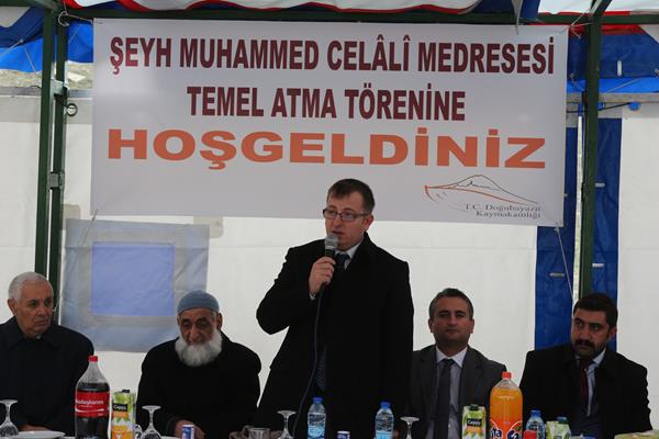 ŞEYH MUHAMMED CELALİ MEDRESESİNİN TEMELİ ATILDI
