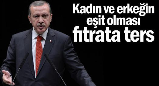 CUMHURBAŞKANI ERDOĞAN`IN ?KADIN FITRATI? AÇIKLAMASI DIŞ BASINDA