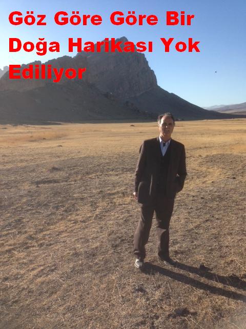 KALUS DAĞI BETON SANTRALLERİNE YEM OLUYOR