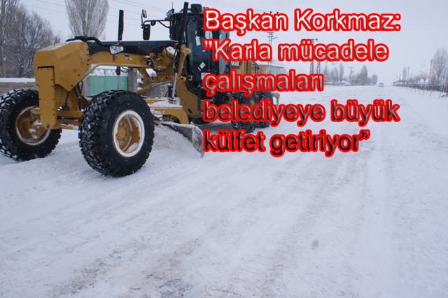 DOĞUBAYAZIT KAR VE BUZDAN ARINDIRILIYOR