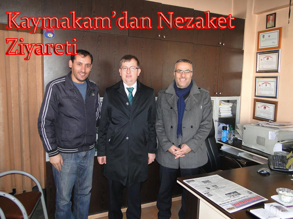 Kaymakam Karahan Daştan: ?Doğubayazıt`ta günlük gazetelerin olması ilçemiz adına sevindirici.