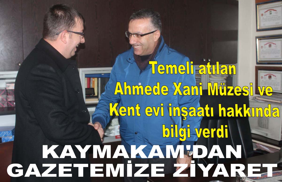 Temeli atılan Ahmede Xani Müzesi ve Kent evi inşaatı Devam ediyor