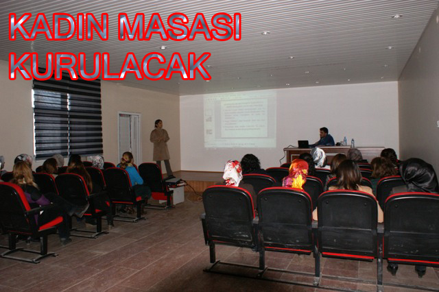 KADIN MASASI KURULACAK