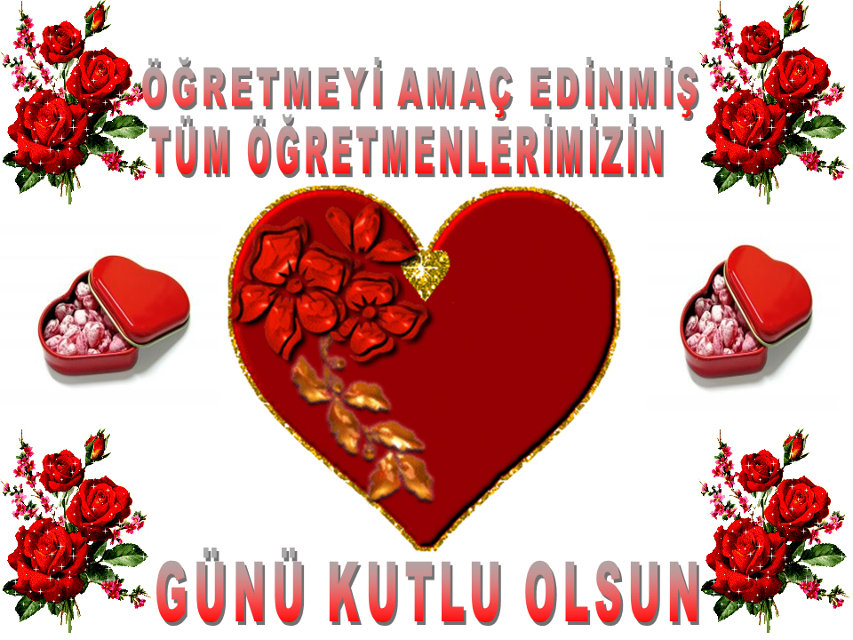24 KASIM ÖĞRETMENLER GÜNÜNÜ KUTLUYORUZ