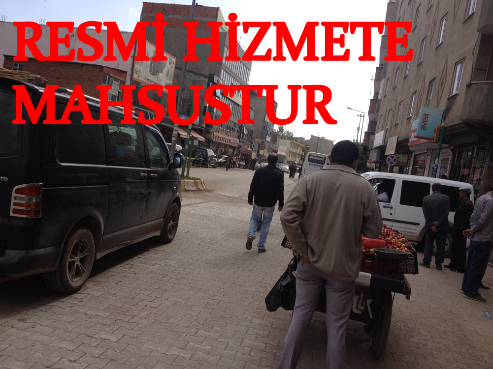 RESMİ HİZMETE  MAHSUSTUR