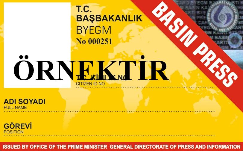 İŞTE YENİ BASIN KARTI