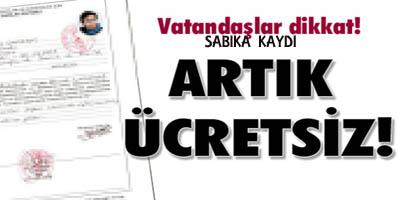 Sabıka kaydı artık İnternetten alınacak