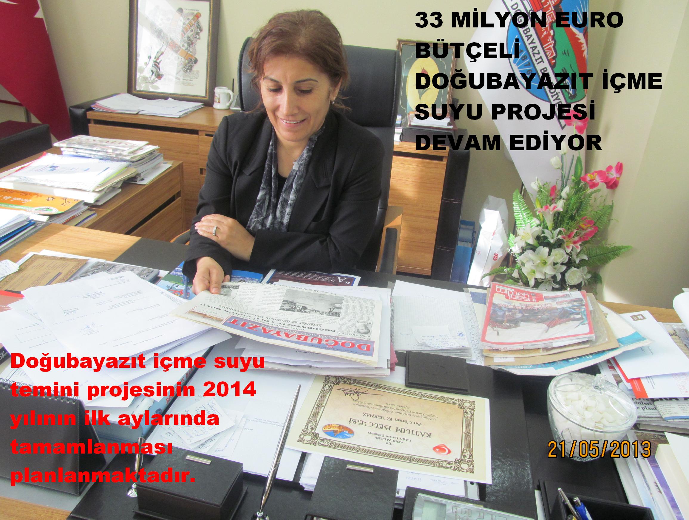 DOĞUBAYAZIT İÇME SUYU PROJESİ DEVAM EDİYOR