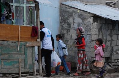 Mustazaflar Cemiyeti Ekim ayı yardımını yaptı